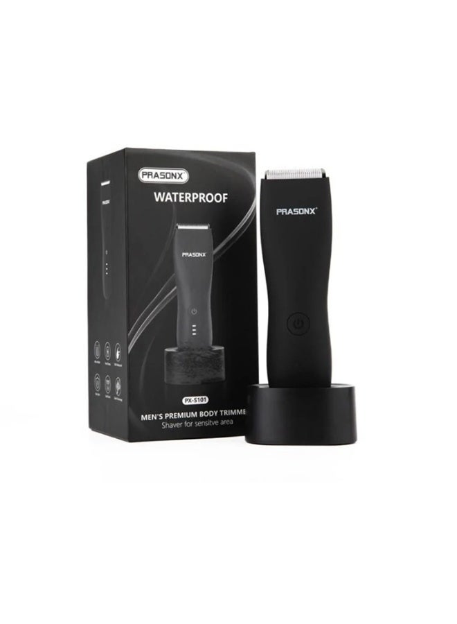 PRASONX PX-S101 Electric Shaver | IPX7 Water Resistant | Dual 360° Floating Blades | Dry & Wet Use | Long Battery Life & Fast USB-C Charging | A smooth, comfortable shave experience - Image 2